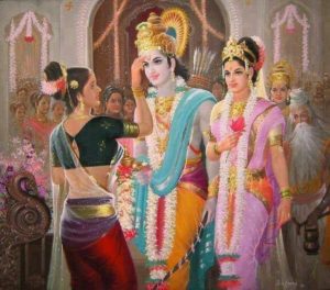 Beautiful picture of Prabhu Shri Ram and Mata Sita
