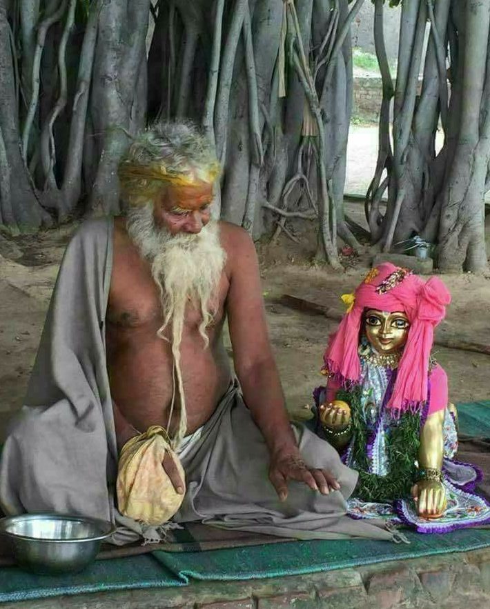 Sant ji and his Bal Gopal ji
