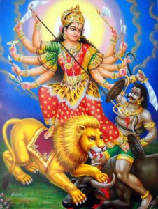 Durga Mata killed demon Mahishasura