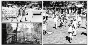 Gau Raksha andolan 7 November 1966.Indira Gandhi ordered firing on Sadhus who were demanding for bringing Cow protection bill.