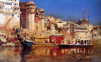 Barge of Kashi Naresh 1883-Painting