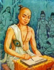 Shri Rulasidas ji writing doha