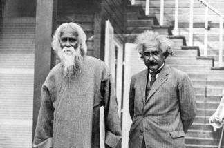 Albert Einstein and Ravindranath Tagore Featured