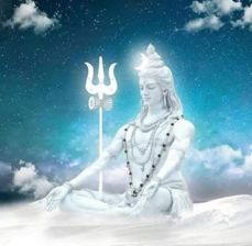 Lord Shiva in snow